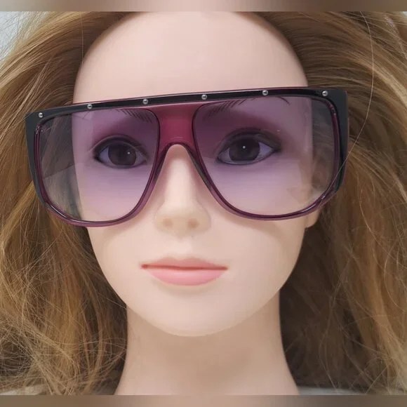 Gucci Women\'s Sunglasses Purple Retro Studded Shield Square GG 3705/S 62-16-140 Gucci Women main image 2